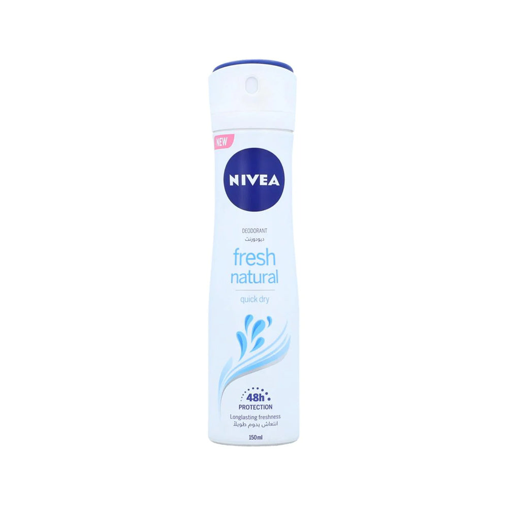 Nivea Fresh Natural 0% Aluminium 48H Body Spray 150ml