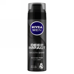 Nivea Men Deep Smooth Shaving Foam Black Carbon 200ml