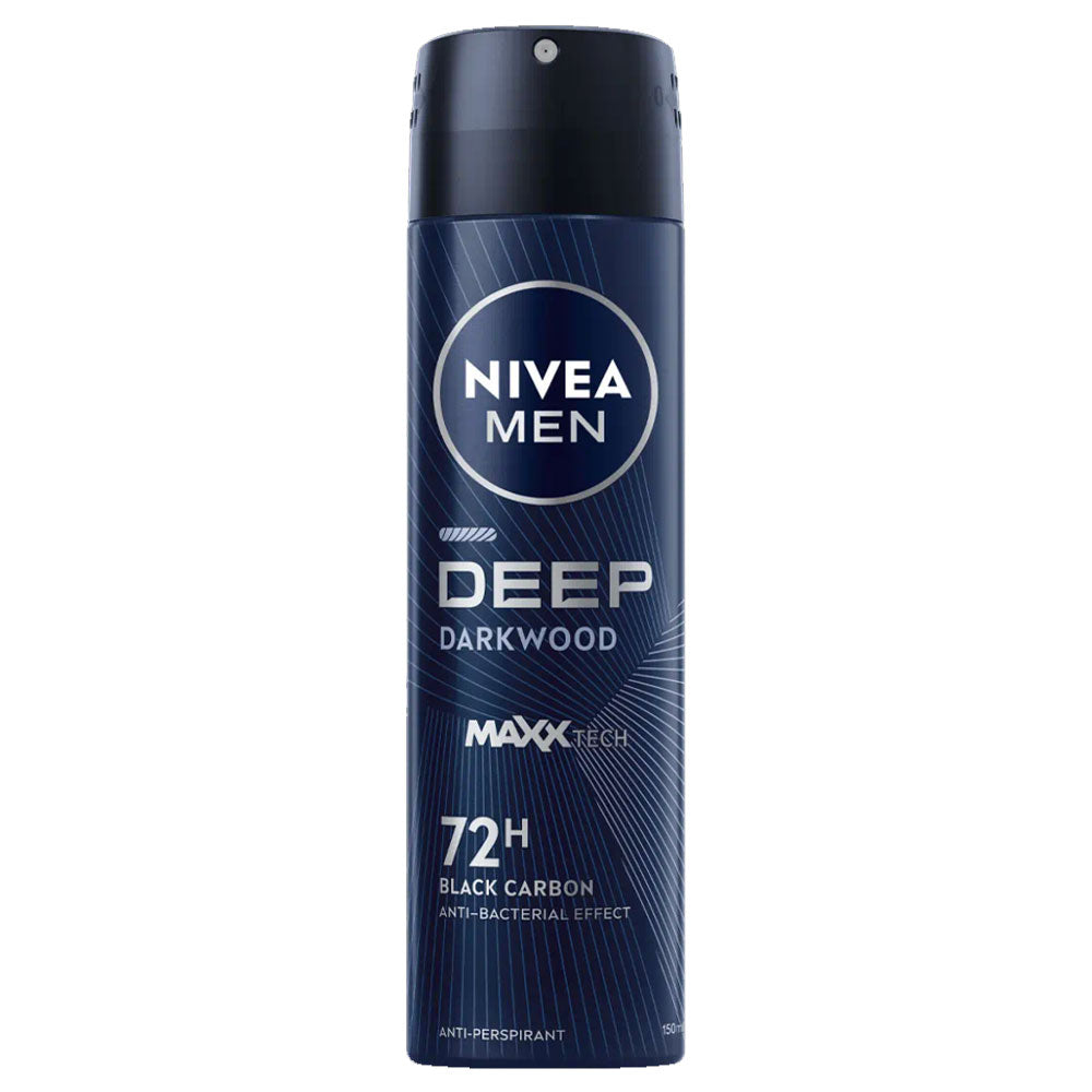 Nivea Men Deep Black Carbon Body Spray 150ml