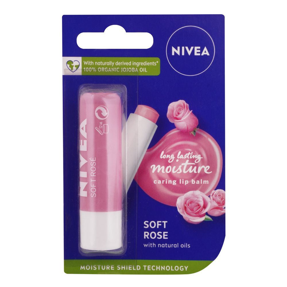 Nivea Soft Rose Lip Balm 4.8g