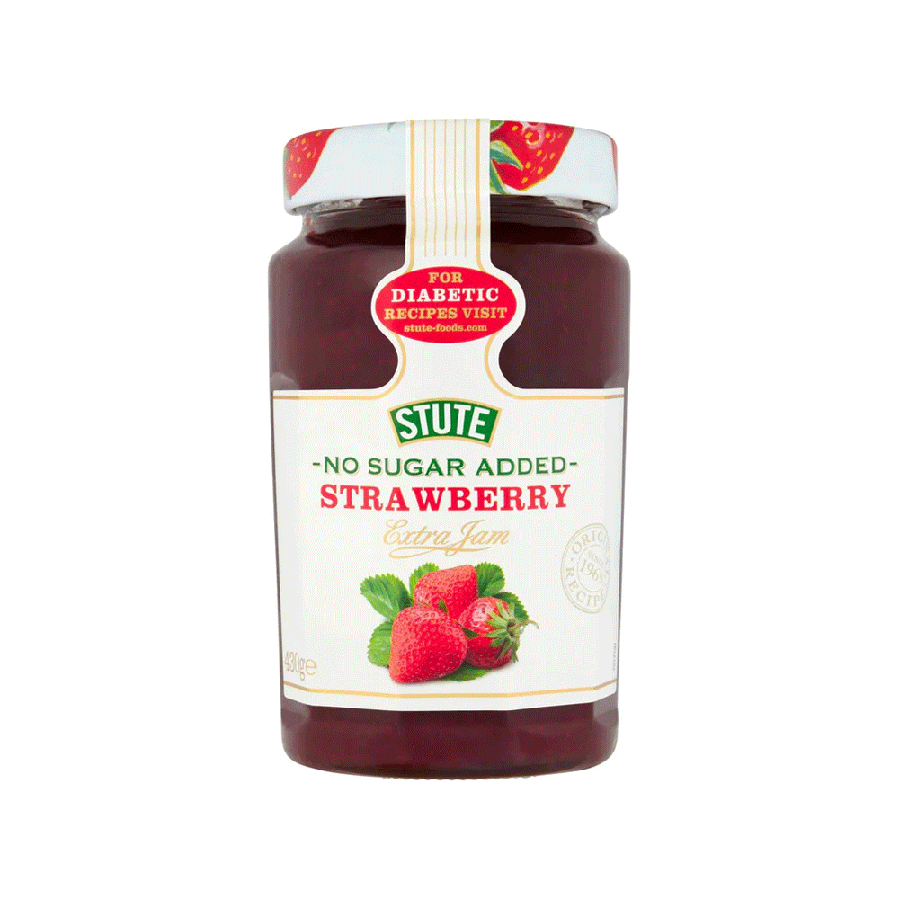 Stute Foods No Sugar Added Strawberry Jam 430g