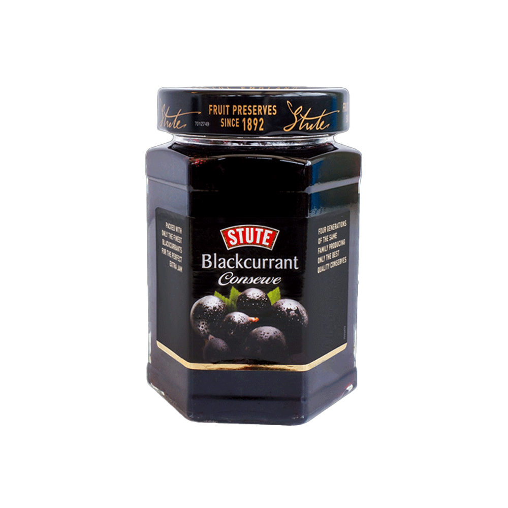 Stute Conserve Jam Blackcurrant 340g