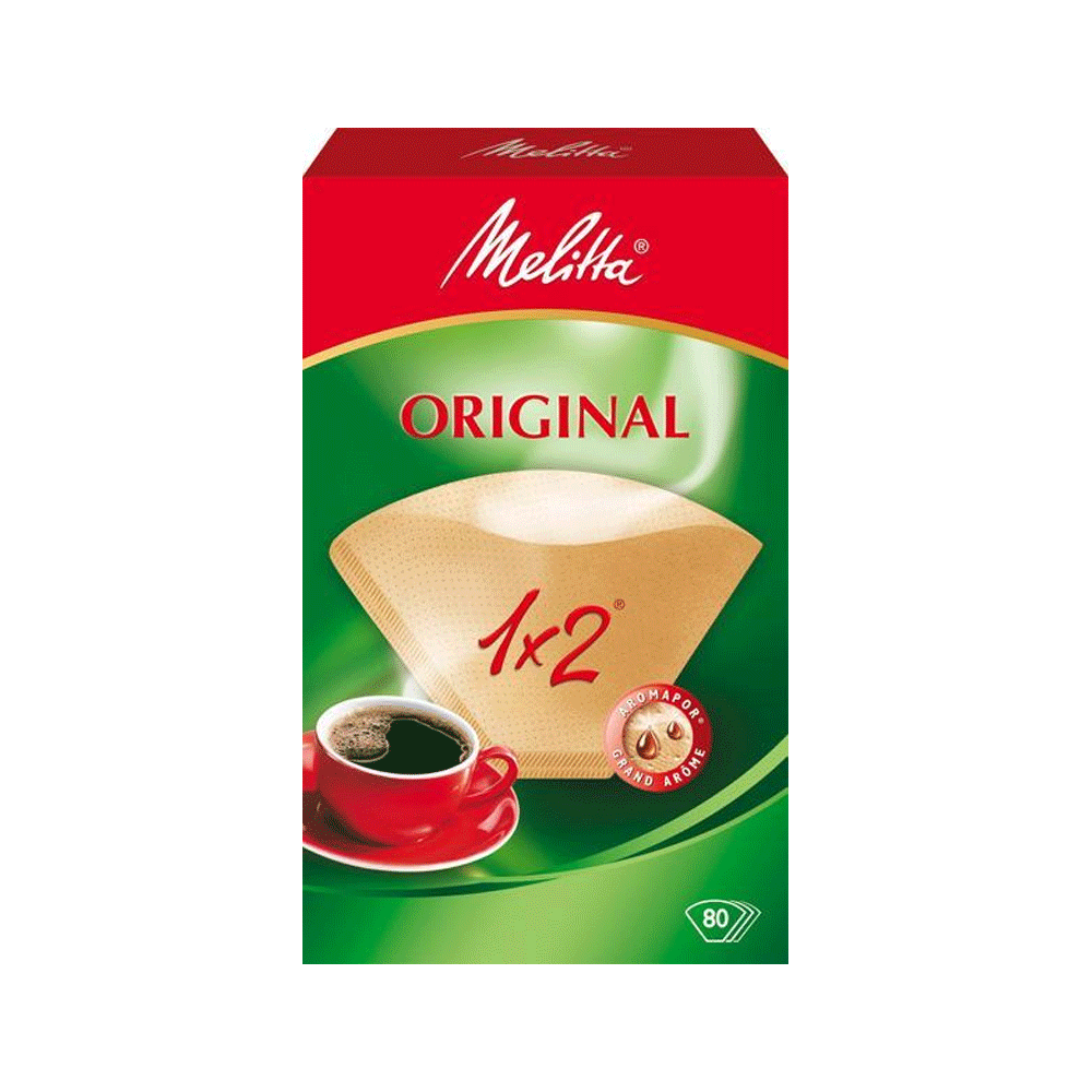 Melitta Coffee Filters Original 1x2 40s