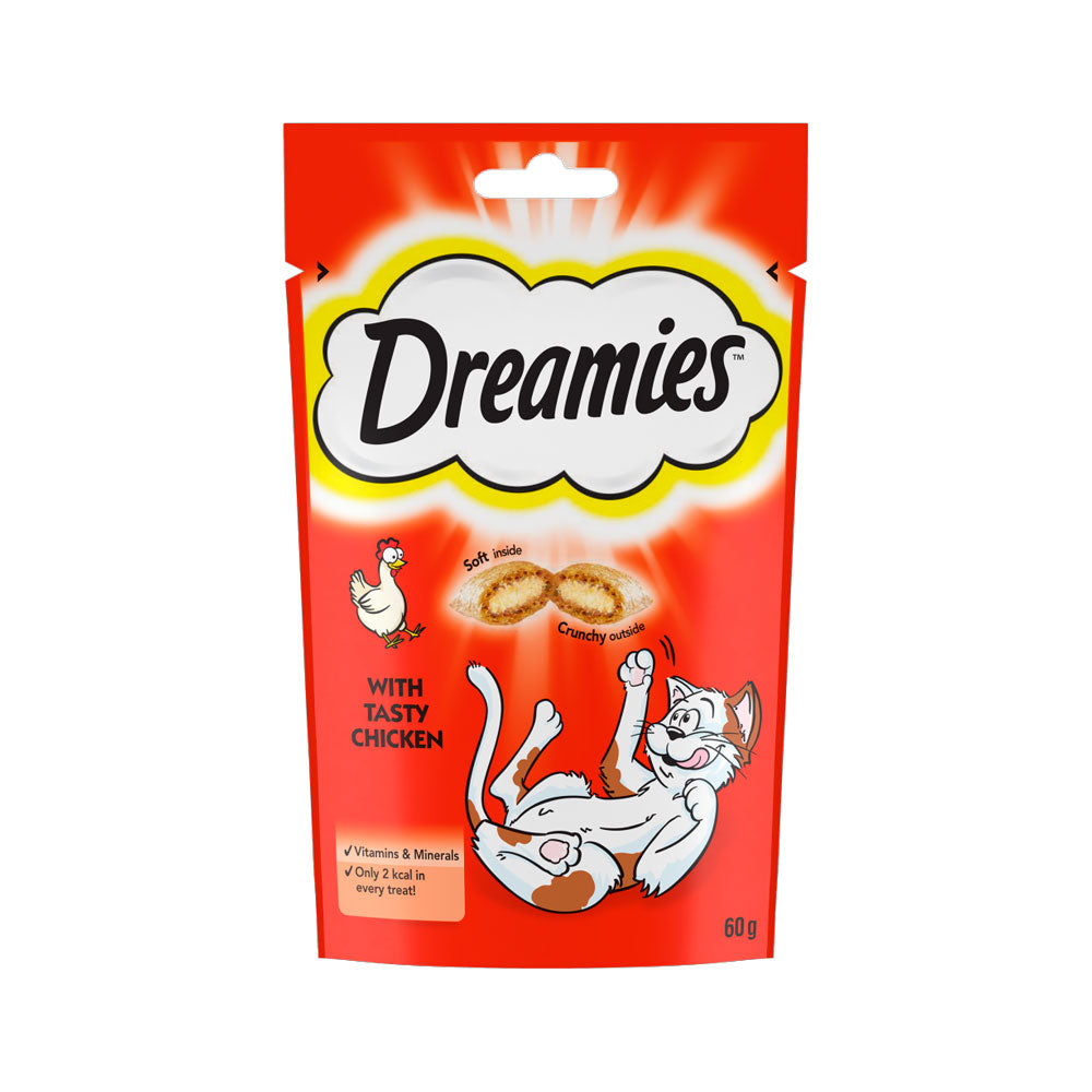 Dreamies With Tasty Chicken 60g