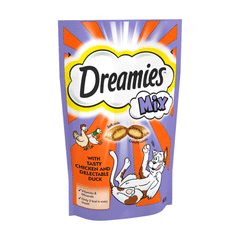 Dreamies With Tasty Chicken & Delectable Duck Pouch 60g