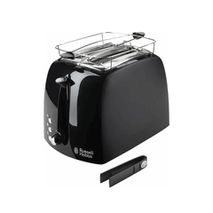 Russell Hobbs Textures+ Black 2 Slice Toaster 22601-56