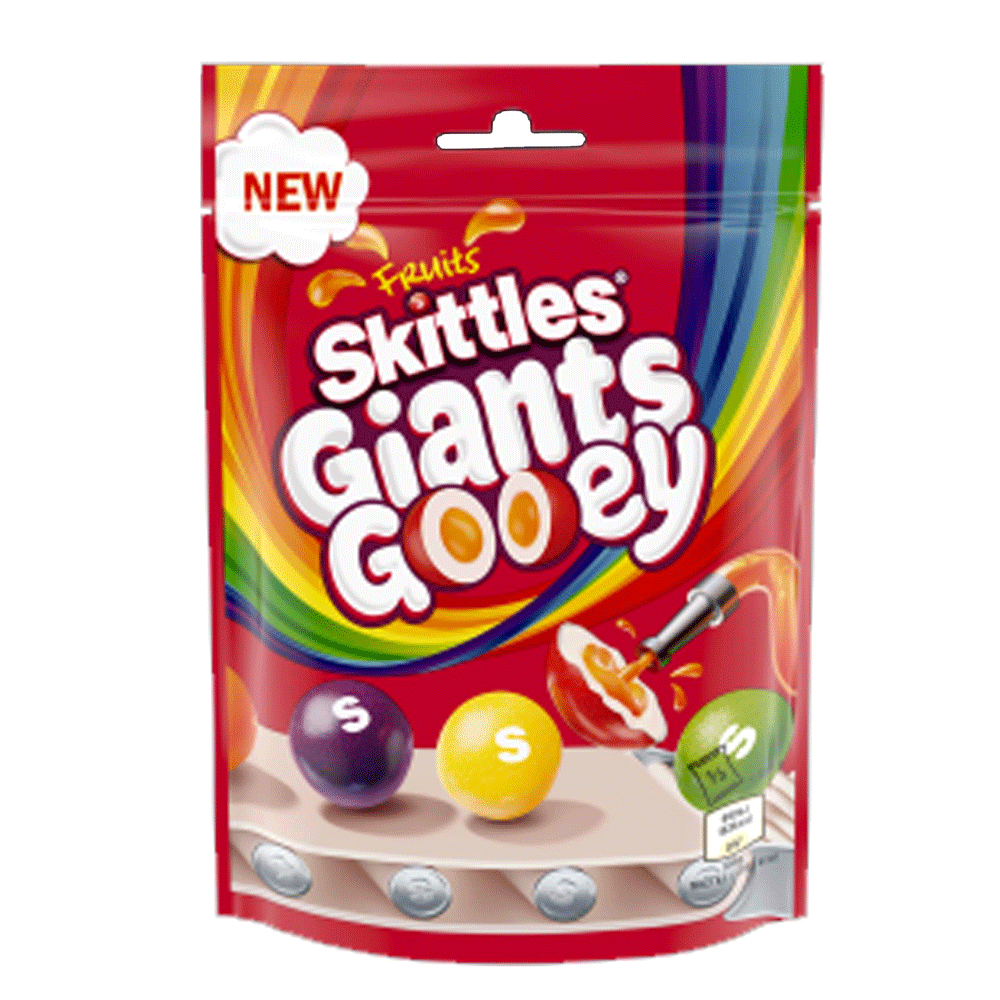 Skittles Giant Gooey Pouch 125g