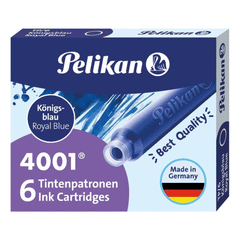 Pelikan Ink Cartridges Royal Blue 6s
