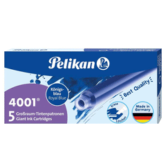 Pelikan Ink Cartridges Royal Blue 5s