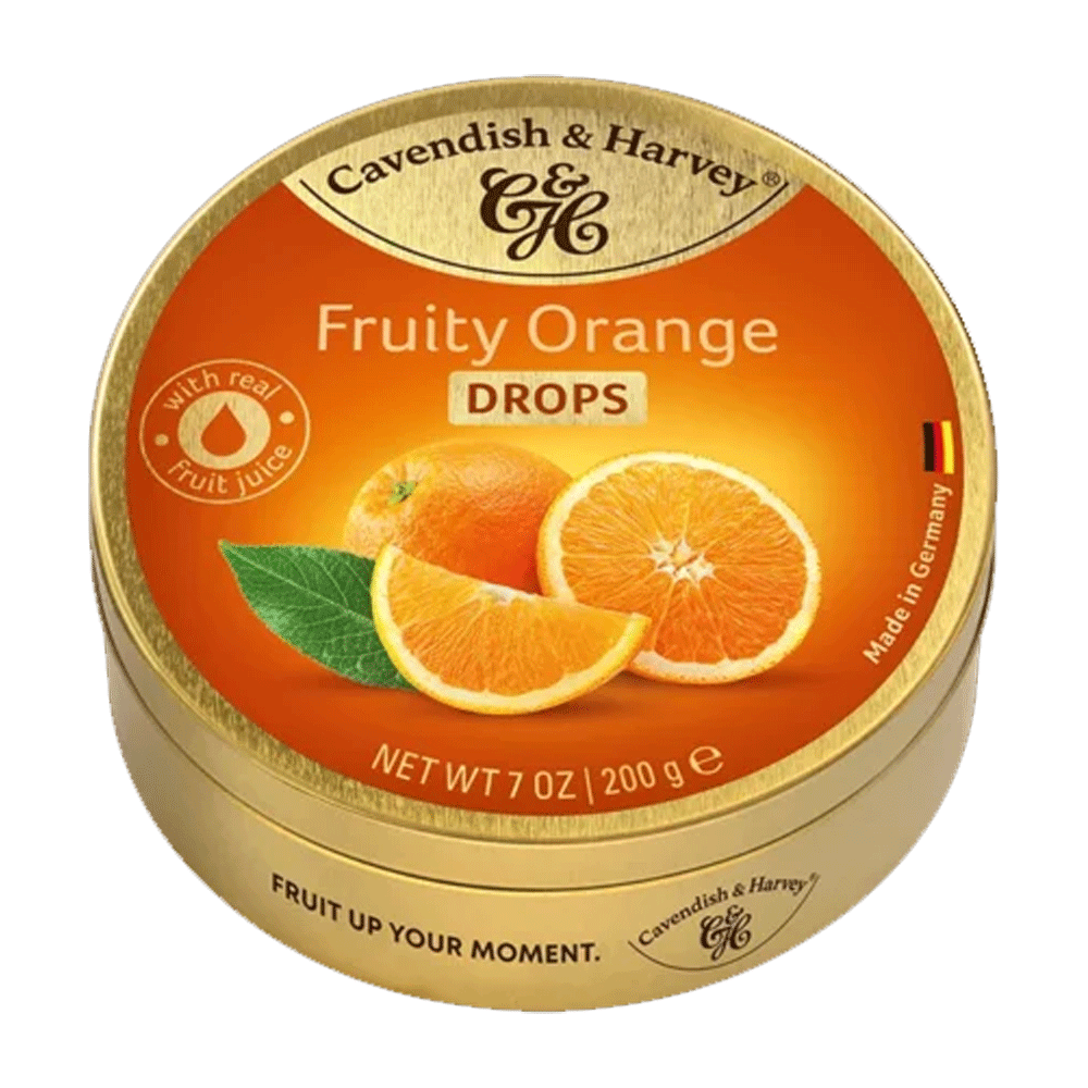 Cavendish & Harvey Fruit Orange Candie 200g