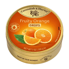 Cavendish & Harvey Fruit Orange Candie 200g