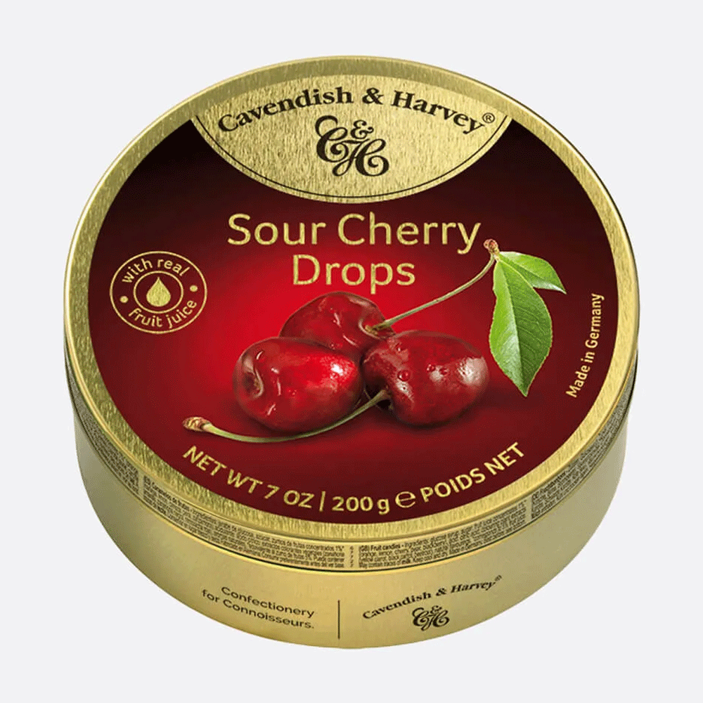 Cavendish & Harvey Sour Cherry Drops 175g