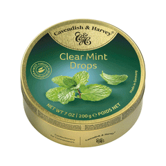 Cavendish & Harvey Clear Mint Drops 200g