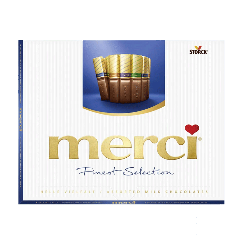 Storck Merci Finest Selection Chocolate 250g Blue