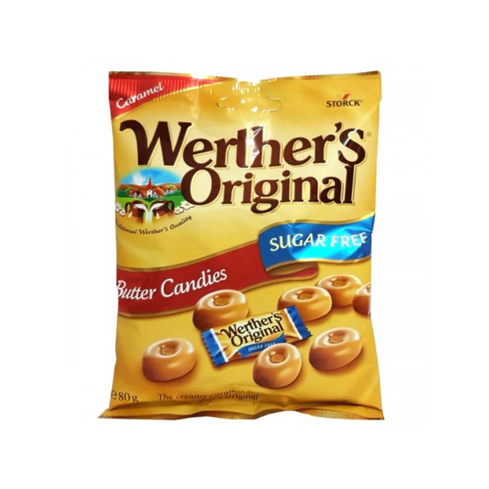 Werther Original Butter Candy Sf 80gm
