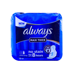 Always Pad Maxi Thick Extra Long 8s