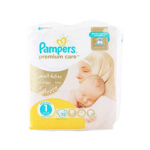 Size 1 best sale pampers premium