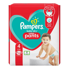Pampers Baby-Dry Nappy Pants Size 4 23`s