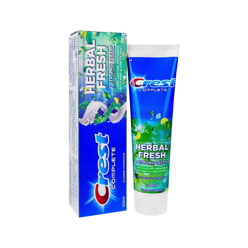 Crest Complete Mint & Thyme Fluoride Toothpaste 100ml – Springs