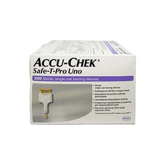Accu-chek Safe-t-pro Uno Lancing Devices 200s Box