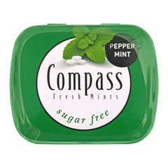 Compass Peppermint Sugar Free Fresh Mints 14g
