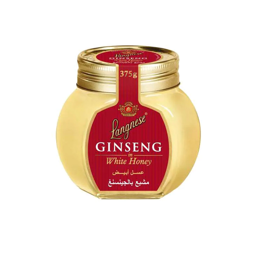 Langnese Ginseng In White Honey 375g