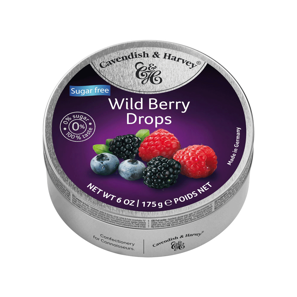 Cavendish & Harvey Wild Berry Drops Candie 130g