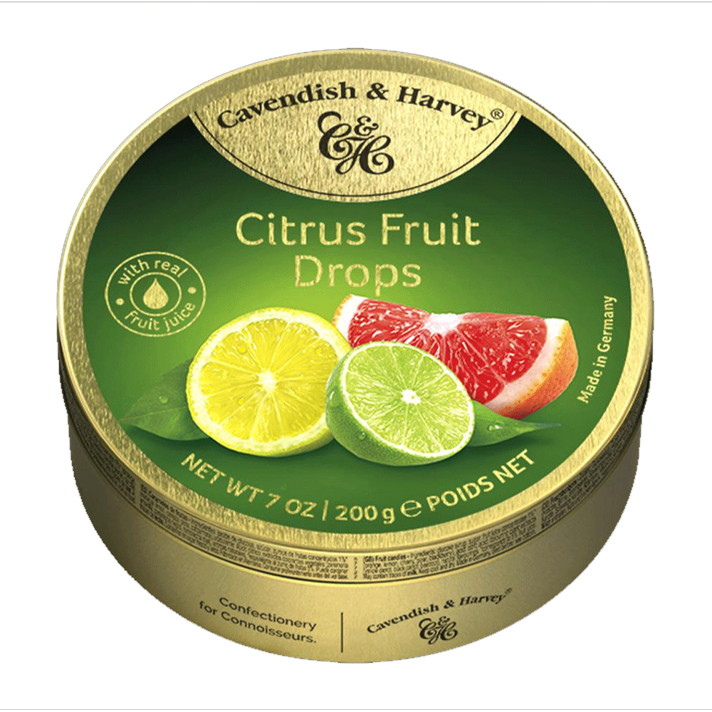 Cavendish & Harvey Citrus Fruit Drops 200g