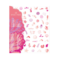 Essence Live Life In Coral Nail Stickers