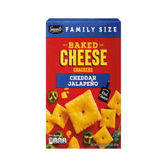 Savoritz Baked Cheese Cheddar Jalapeno Crackers 595g