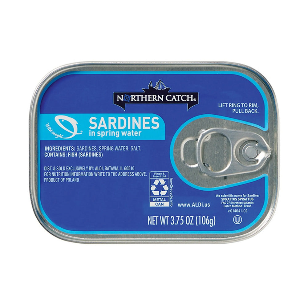 Northern Catch Sardines In Spring Water 106g