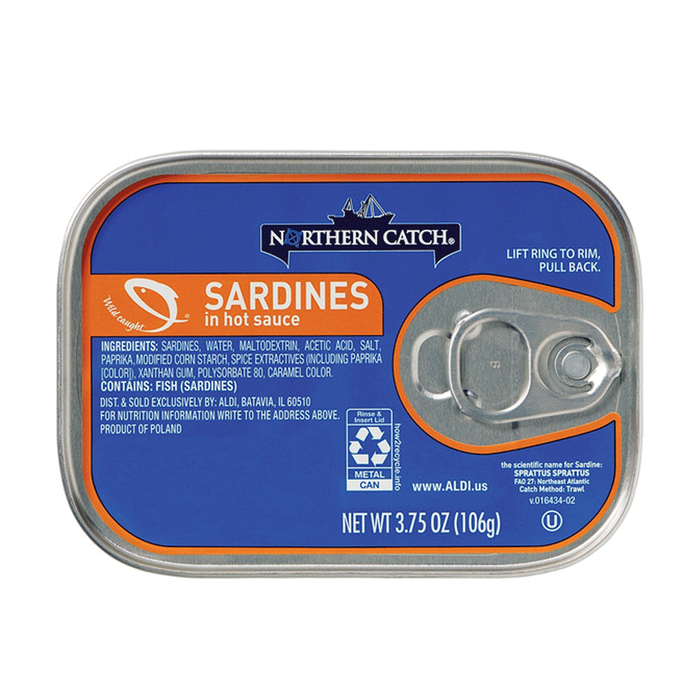 Northern Catch Sardines In Hot Sauce 106g
