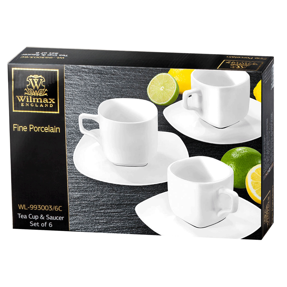 Wilmax Tea Cup & Saucer Wl-993003.
