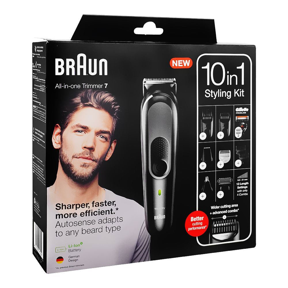 Braun 10-In-1 Multi Grooming Kit Black MGK-7331