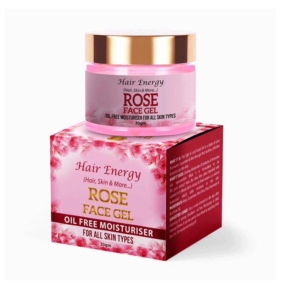 Hair Energy Skin Care Rose Face Gel 30 Gm