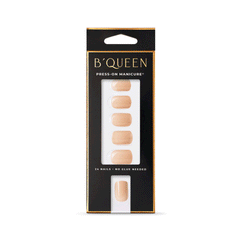 B'queen Solid Nails Light Nude (square)