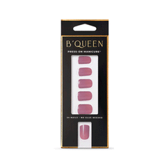 B'queen Solid Nails Mauve (square)