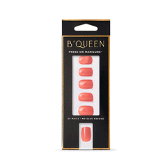 B'queen Solid Nails Coral (square)