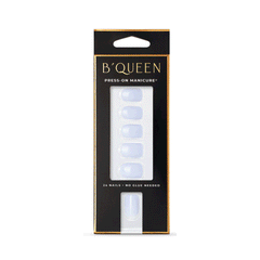 B'queen Solid Nails Purple Blue (square)