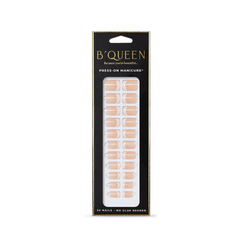 B'queen French Nails Peach (square)
