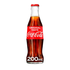 Coca Cola Soft Drink Bottle 200ml