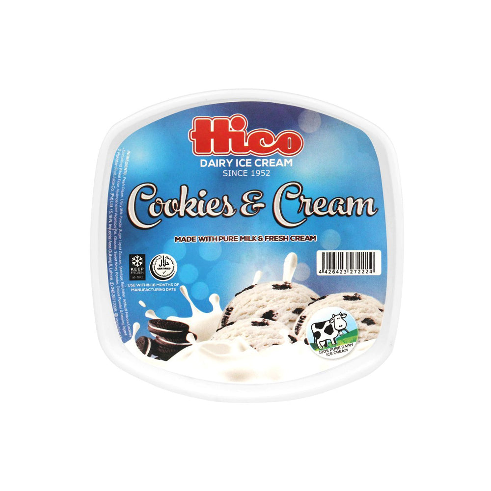 Hico Cookies & Cream Ice Cream 750ml