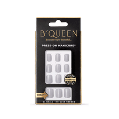 B'queen Grey Nail (square)