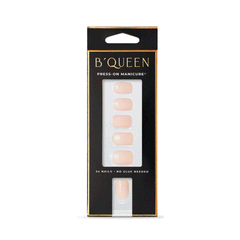B'queen Lvory Nude Nails (square)