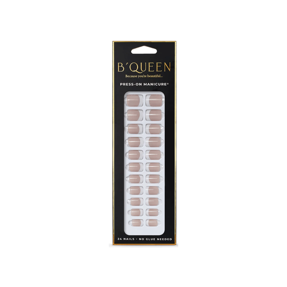 B'queen French Nails Beige (square)