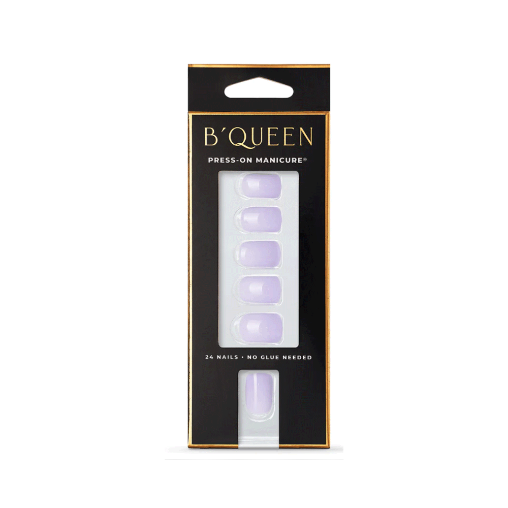 B'queen Light Purple Nail (square)