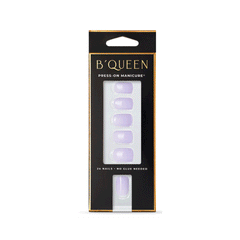 B'queen Light Purple Nail (square)