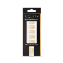 B'queen Pale Nude Nail (square)