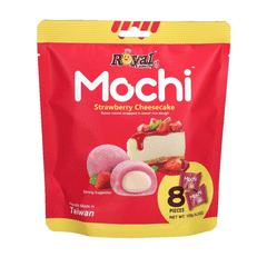 Royal Family Mochi Strawberry Cheesecake Flavor Sweet 8pcs 120g