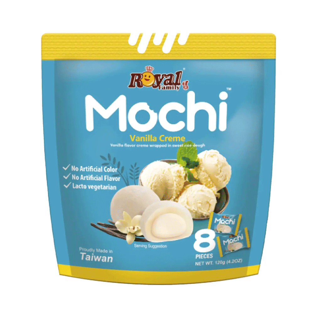 Royal Family Mochi Vanilla Creme Sweet 8pcs 120g